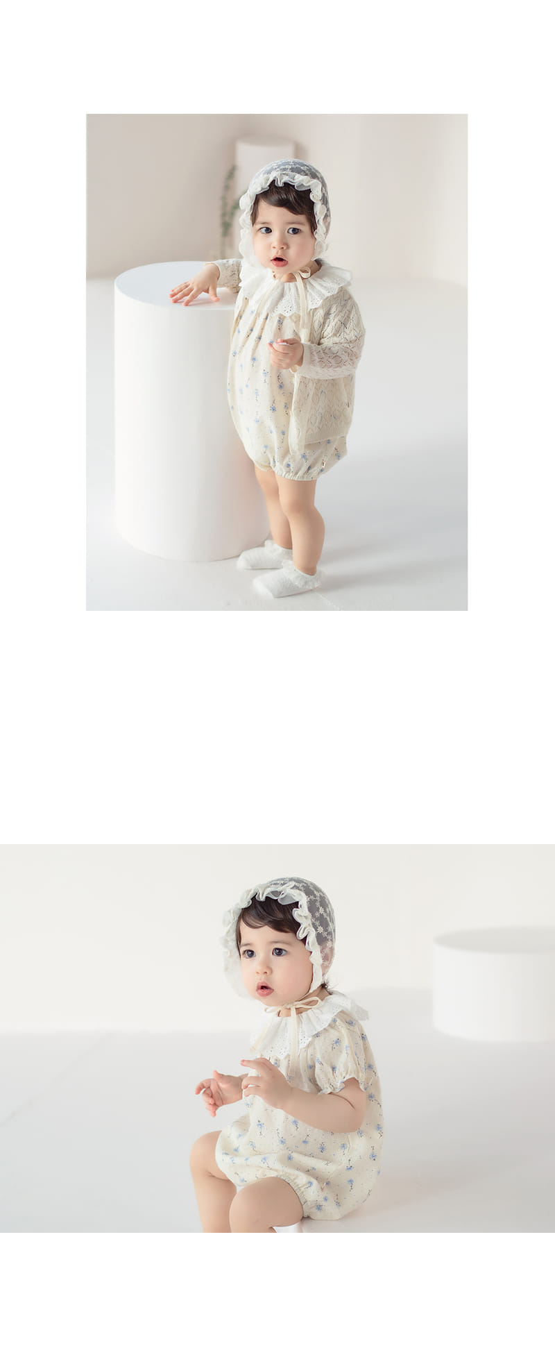 HAPPY PRINCE - Korean Children Fashion - #Kfashion4kids - Lygia Lace Bonnet - 6