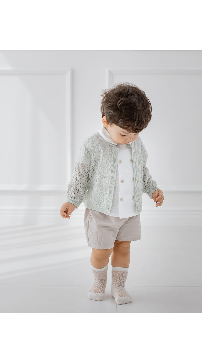 HAPPY PRINCE - Korean Children Fashion - #Kfashion4kids - Polnet Knit Cardigan