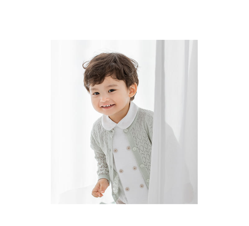 HAPPY PRINCE - Korean Children Fashion - #Kfashion4kids - Polnet Knit Cardigan - 2