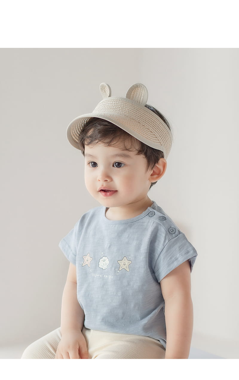 HAPPY PRINCE - Korean Children Fashion - #Kfashion4kids - Rabbit Staw Sun Cap