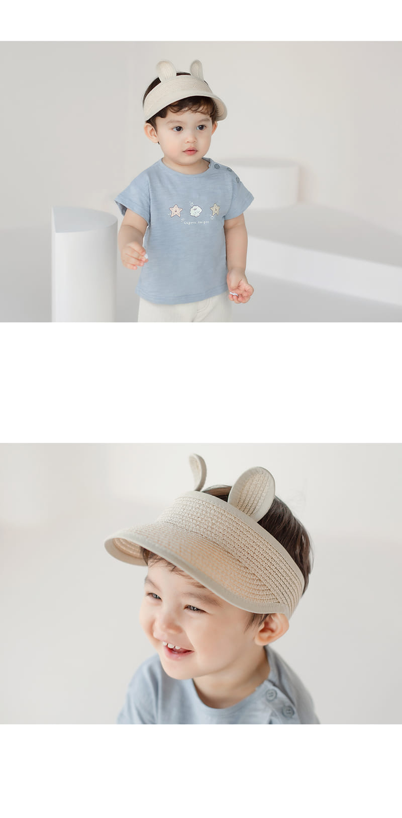 HAPPY PRINCE - Korean Children Fashion - #Kfashion4kids - Rabbit Staw Sun Cap - 3