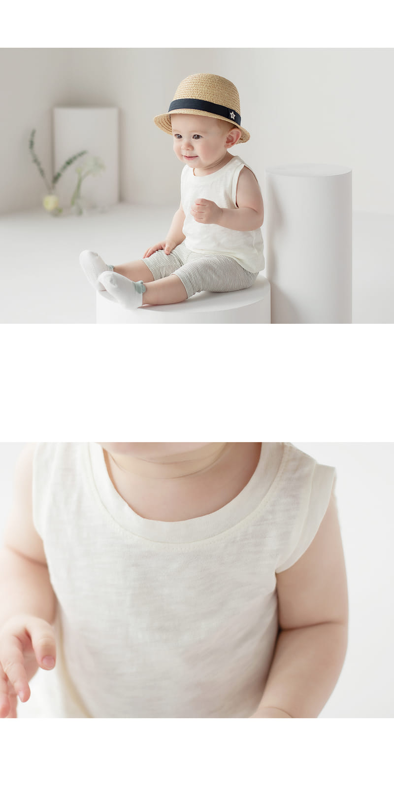 HAPPY PRINCE - Korean Children Fashion - #Kfashion4kids - Teo Slub Sleeveless Tee - 4