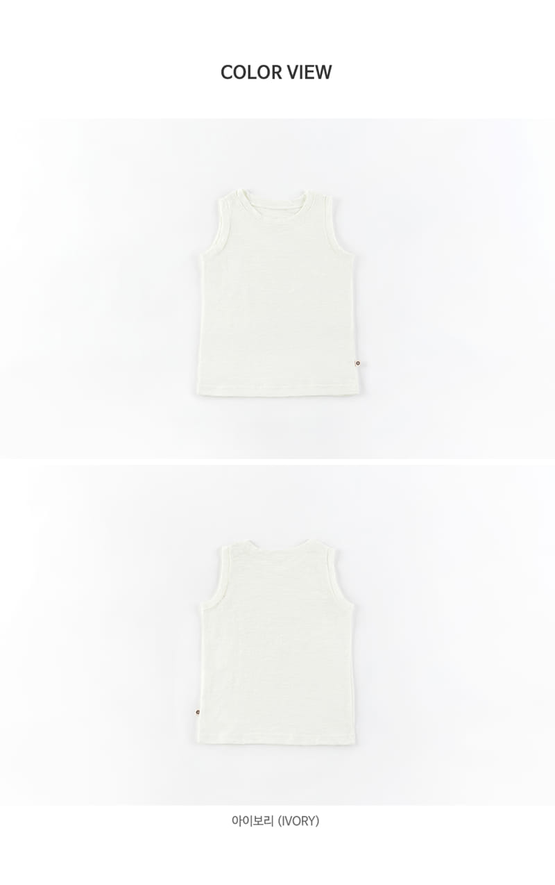 HAPPY PRINCE - Korean Children Fashion - #Kfashion4kids - Teo Slub Sleeveless Tee - 7