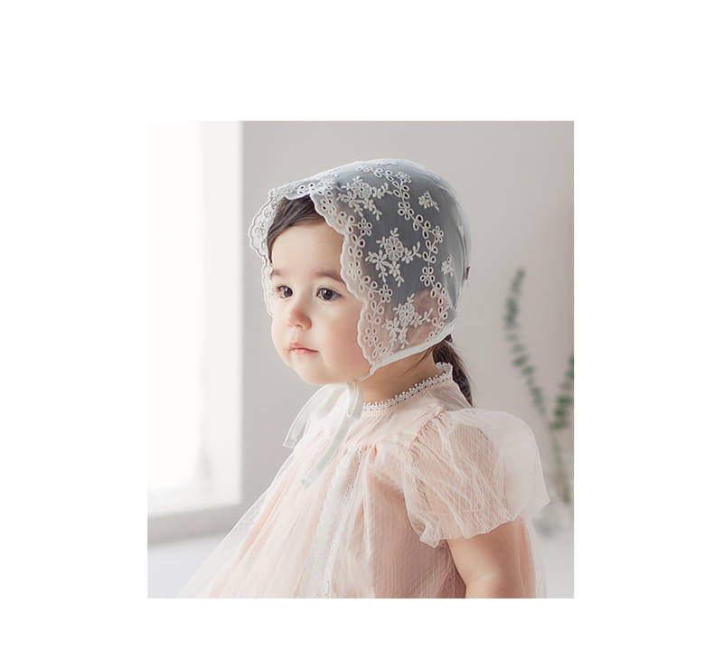 HAPPY PRINCE - Korean Children Fashion - #Kfashion4kids - Elf Lace Bonnet - 2