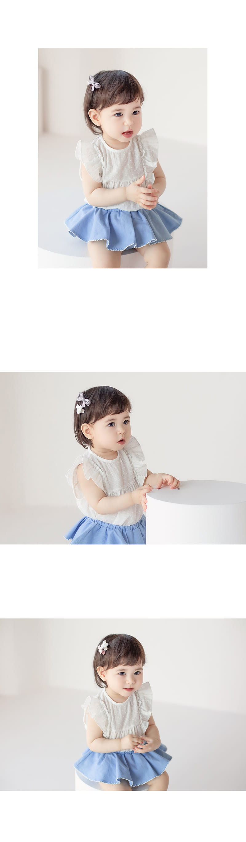 HAPPY PRINCE - Korean Children Fashion - #Kfashion4kids - Elena Mini hairpin 3 in 1 [set of 5] - 6