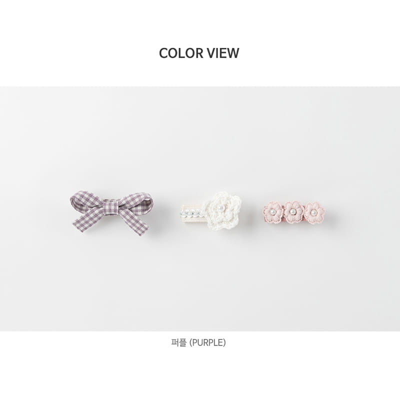 HAPPY PRINCE - Korean Children Fashion - #Kfashion4kids - Elena Mini hairpin 3 in 1 [set of 5] - 8