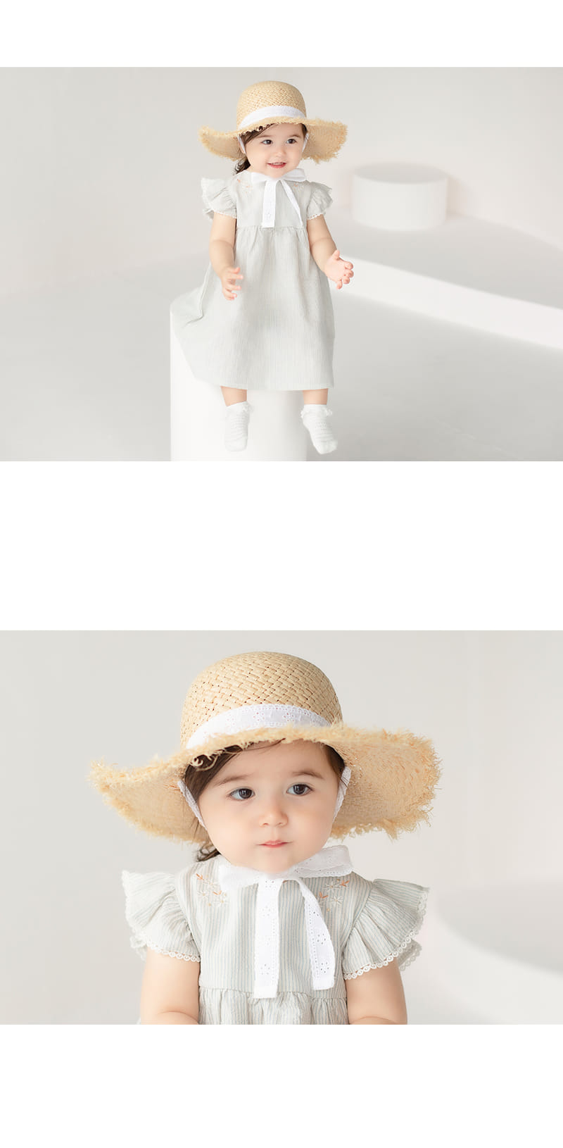 HAPPY PRINCE - Korean Children Fashion - #Kfashion4kids - Evelyn Lace Raphia Hat - 4