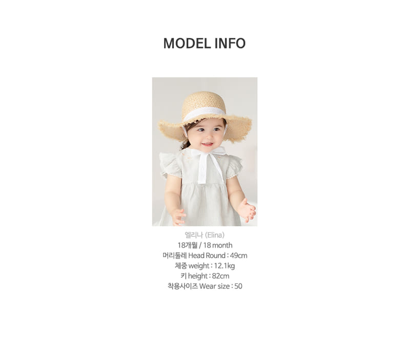 HAPPY PRINCE - Korean Children Fashion - #Kfashion4kids - Evelyn Lace Raphia Hat - 9