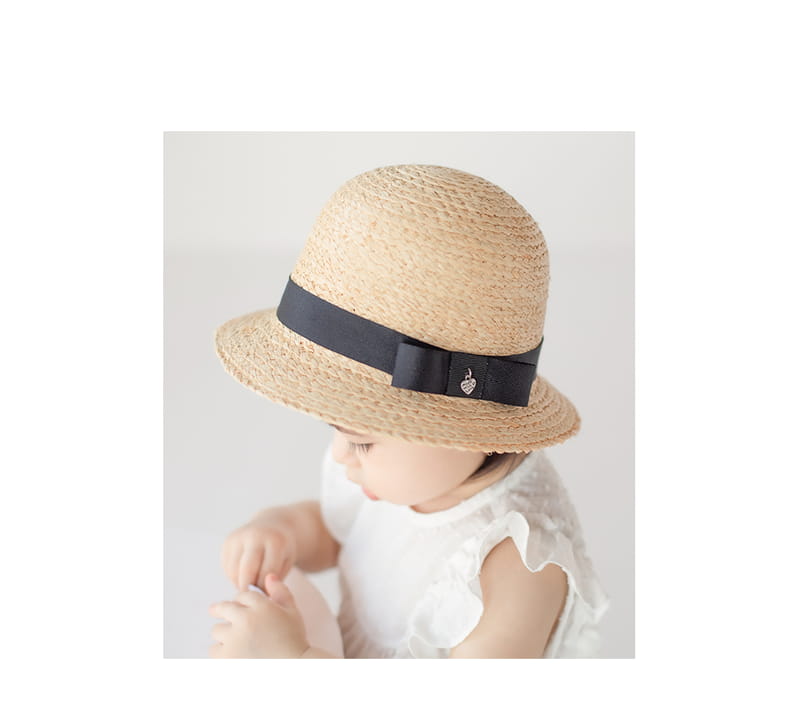HAPPY PRINCE - Korean Children Fashion - #Kfashion4kids - Sopia Straw Cloche Hat - 2