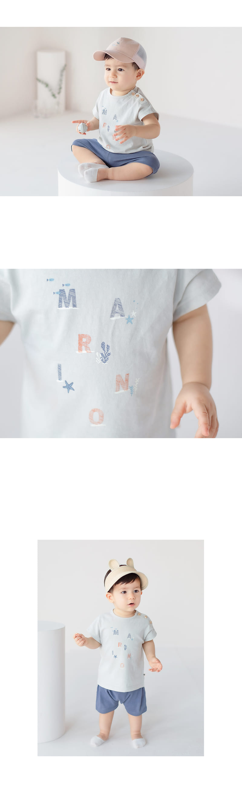 HAPPY PRINCE - Korean Children Fashion - #Kfashion4kids - Dunbar Top Bottom Set - 4
