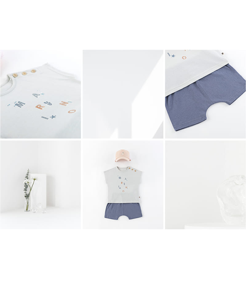 HAPPY PRINCE - Korean Children Fashion - #Kfashion4kids - Dunbar Top Bottom Set - 5