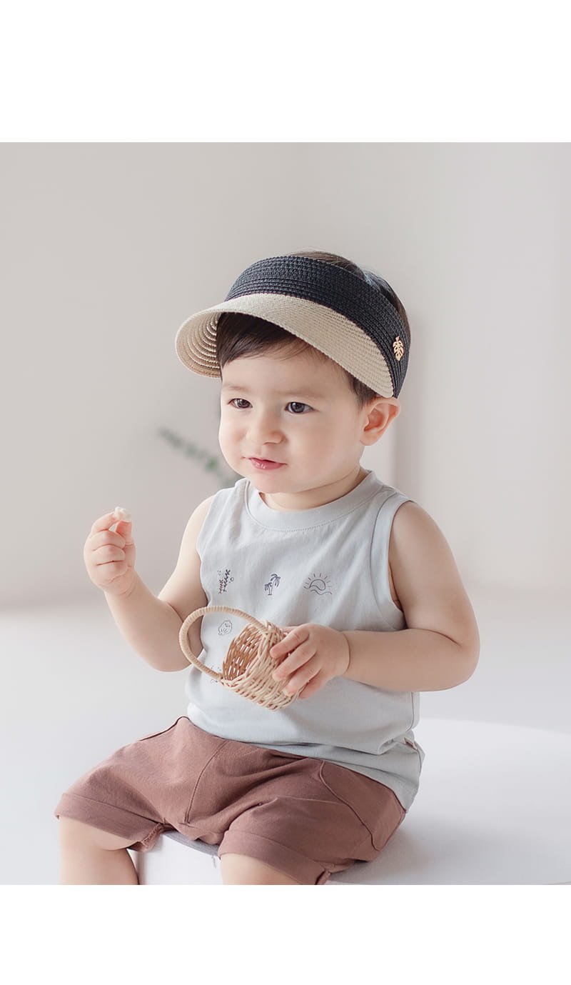 HAPPY PRINCE - Korean Children Fashion - #Kfashion4kids - Toote Straw Sun Cap