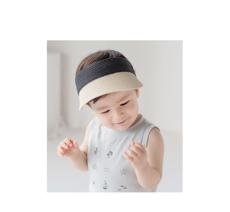 HAPPY PRINCE - Korean Children Fashion - #Kfashion4kids - Toote Straw Sun Cap - 2