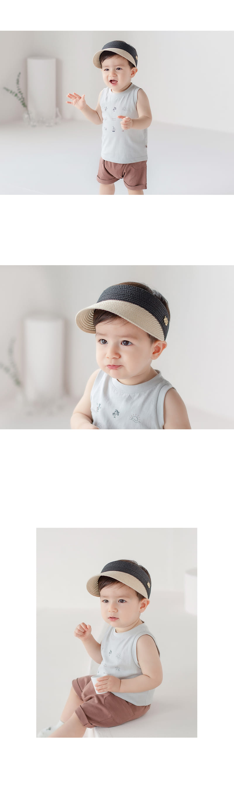 HAPPY PRINCE - Korean Children Fashion - #Kfashion4kids - Toote Straw Sun Cap - 4
