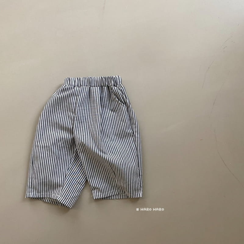 HARO HARO - Korean Children Fashion - #Kfashion4kids - Stripes Capri Pants - 10