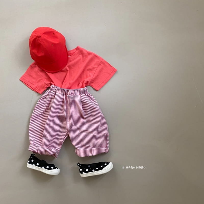 HARO HARO - Korean Children Fashion - #Kfashion4kids - Stripes Capri Pants - 11