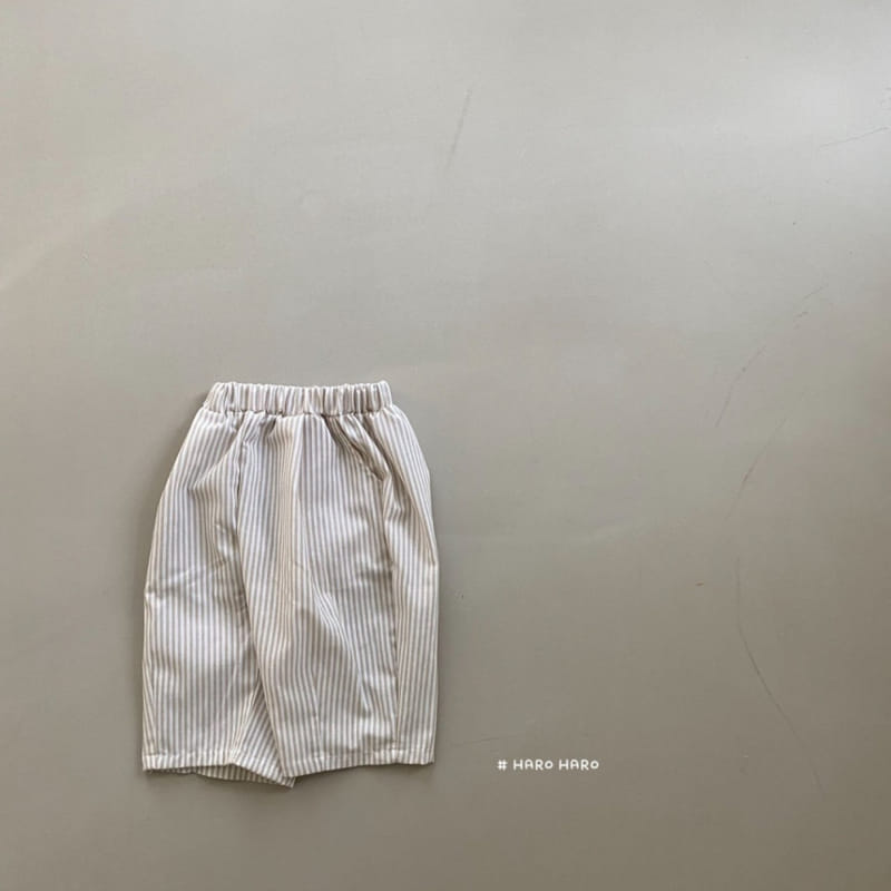 HARO HARO - Korean Children Fashion - #Kfashion4kids - Stripes Capri Pants - 5
