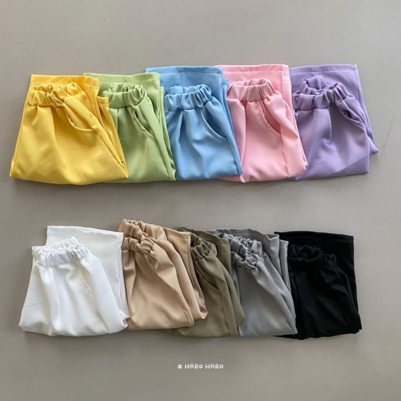 HARO HARO - Korean Children Fashion - #Kfashion4kids - Twill Capri Pants - 3