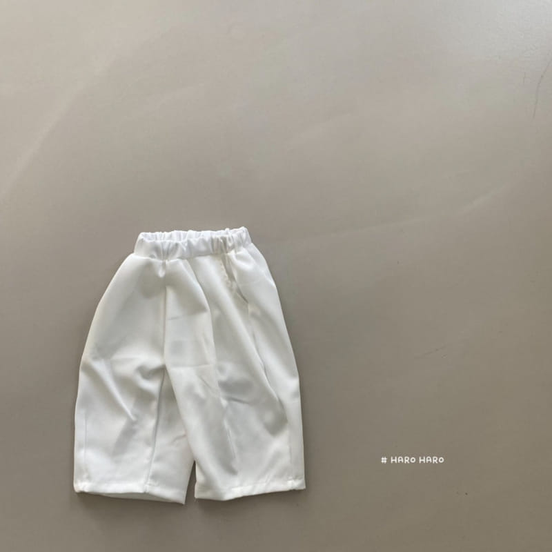 HARO HARO - Korean Children Fashion - #Kfashion4kids - Twill Capri Pants - 8