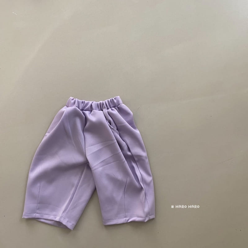 HARO HARO - Korean Children Fashion - #Kfashion4kids - Twill Capri Pants - 9