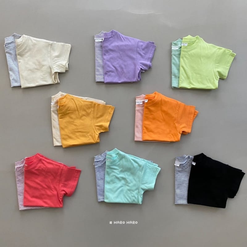 HARO HARO - Korean Children Fashion - #Kfashion4kids - Pick Everything Simple Tee - 8