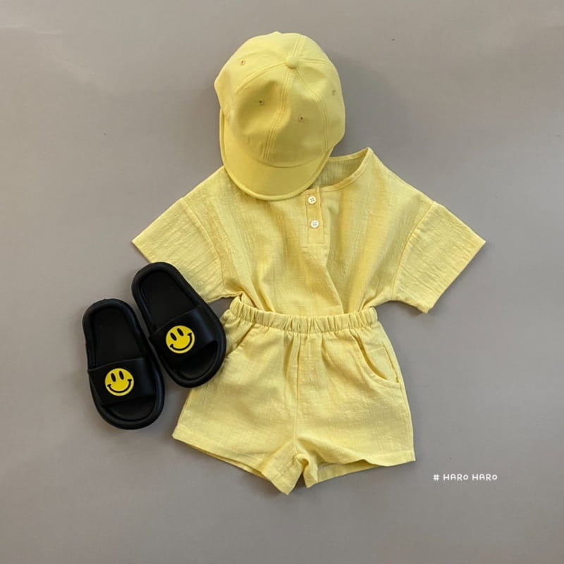 HARO HARO - Korean Children Fashion - #Kfashion4kids - Cool Linen Top Bottom Set - 11