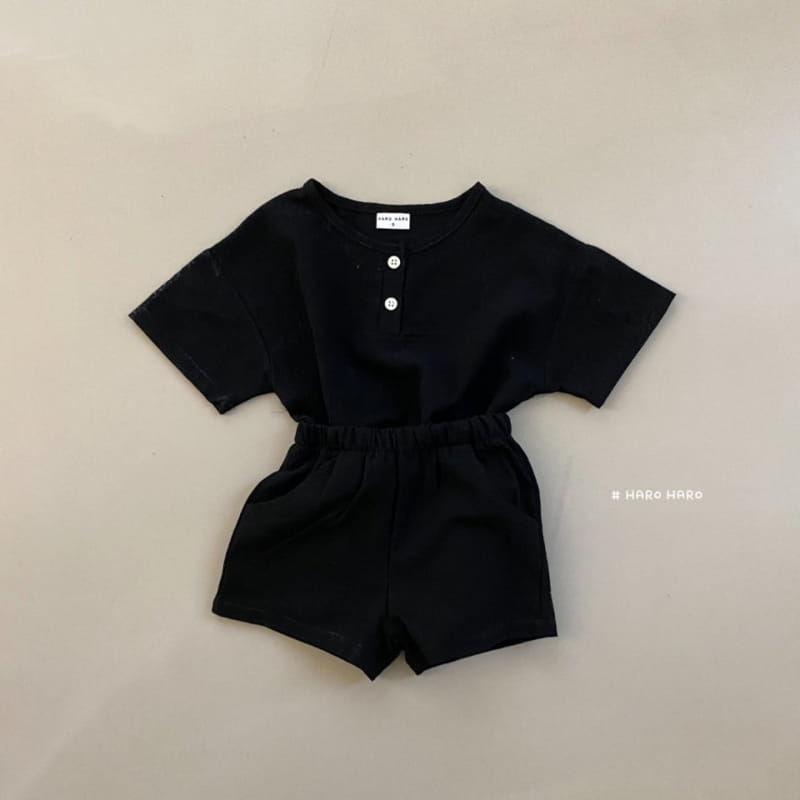 HARO HARO - Korean Children Fashion - #Kfashion4kids - Cool Linen Top Bottom Set - 9