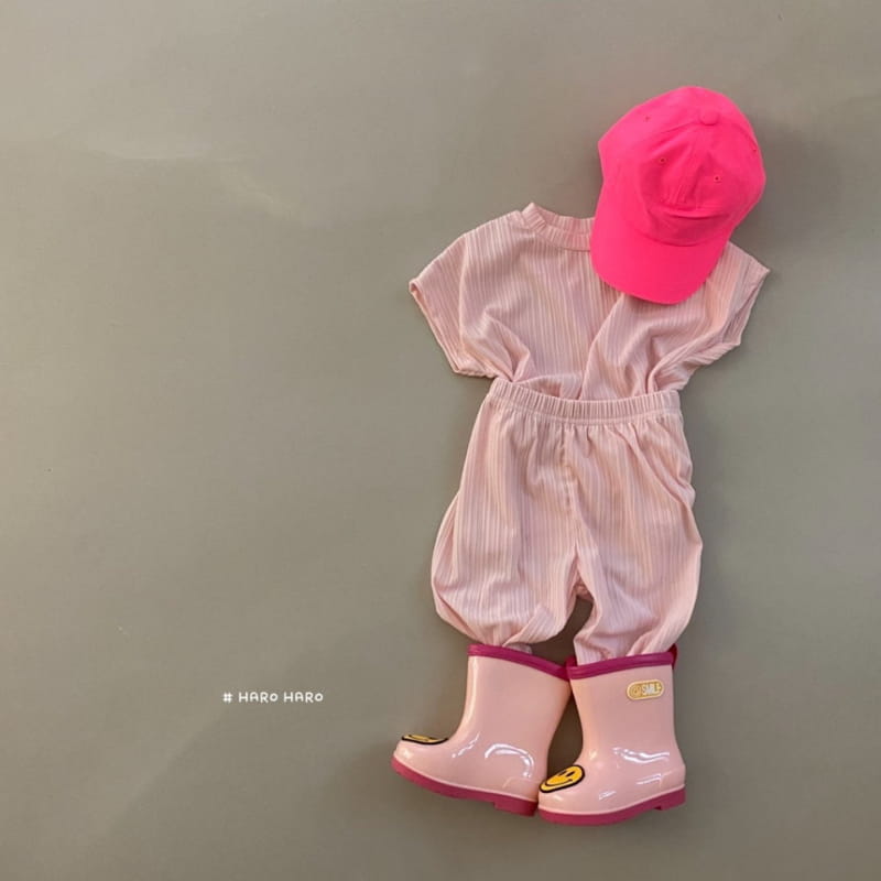 HARO HARO - Korean Children Fashion - #Kfashion4kids - Coco Pleats Top Bottom Set - 9