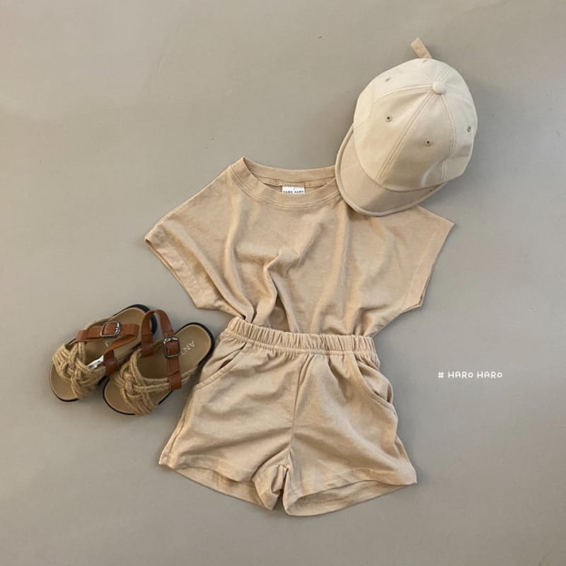 HARO HARO - Korean Children Fashion - #Kfashion4kids - Bio Top Bottom Set - 2