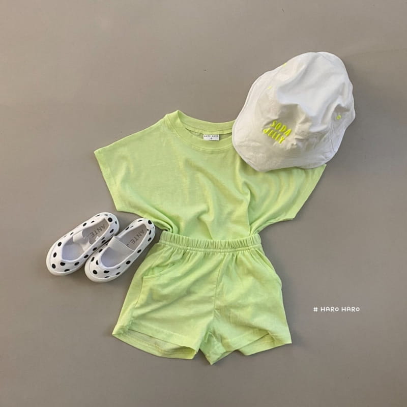HARO HARO - Korean Children Fashion - #Kfashion4kids - Bio Top Bottom Set - 4