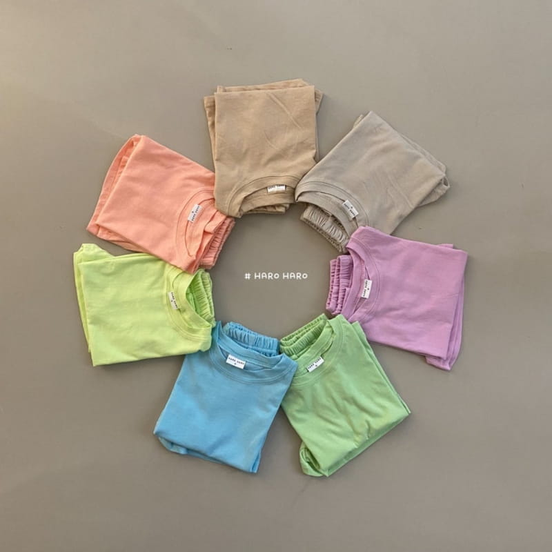 HARO HARO - Korean Children Fashion - #Kfashion4kids - Bio Top Bottom Set - 9