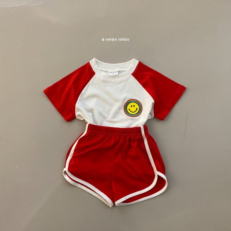 HARO HARO - Korean Children Fashion - #Kfashion4kids - Rainbow Top Bottom Set - 2
