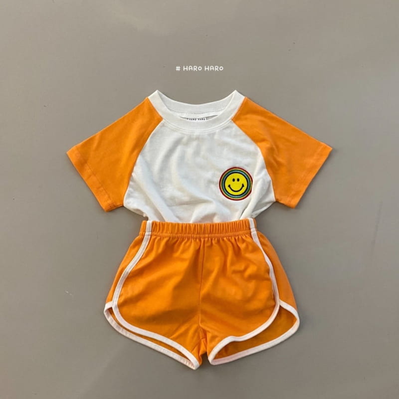 HARO HARO - Korean Children Fashion - #Kfashion4kids - Rainbow Top Bottom Set - 3
