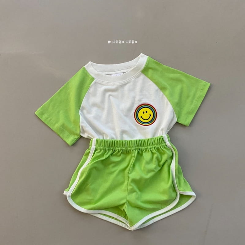 HARO HARO - Korean Children Fashion - #Kfashion4kids - Rainbow Top Bottom Set - 5