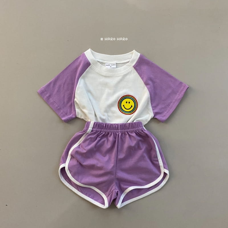 HARO HARO - Korean Children Fashion - #Kfashion4kids - Rainbow Top Bottom Set - 8