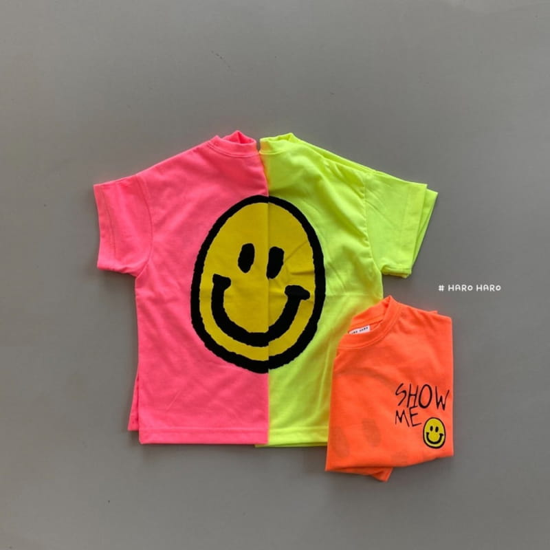 HARO HARO - Korean Children Fashion - #Kfashion4kids - Monster Smile Short Sleeves Tee - 6