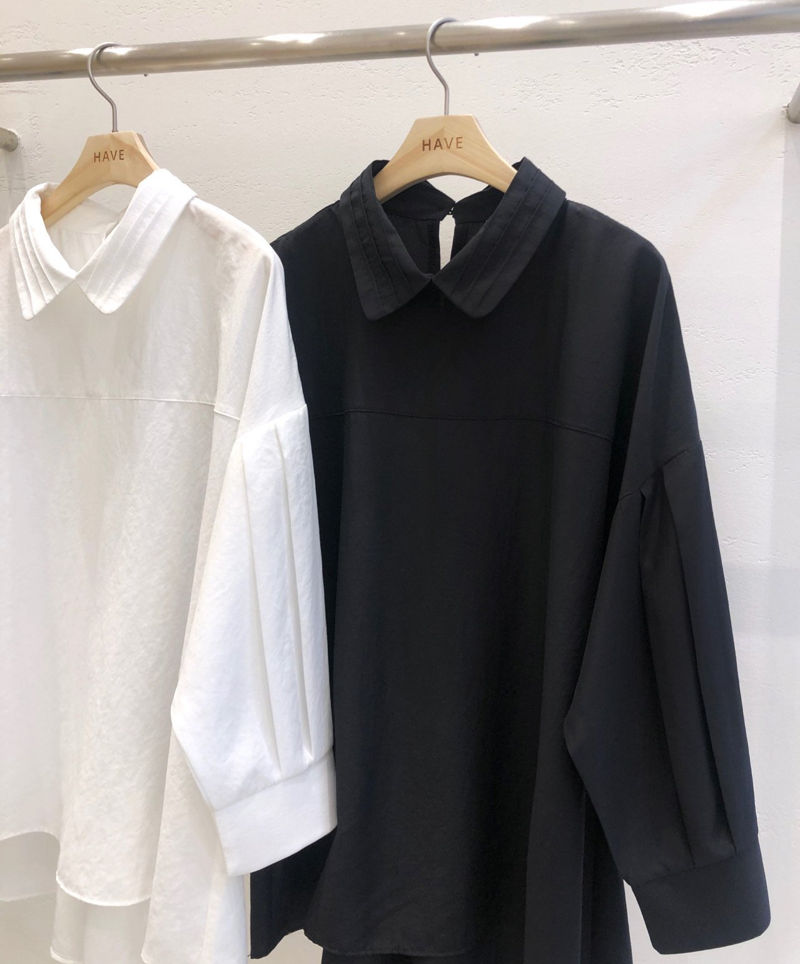 HAVE - Korean Women Fashion - #Kfashion - Soul Pintuck Collar Blouse