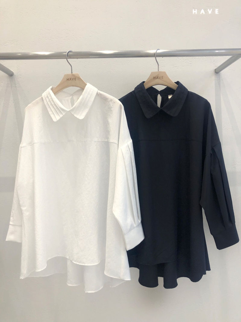 HAVE - Korean Women Fashion - #Kfashion - Soul Pintuck Collar Blouse - 5