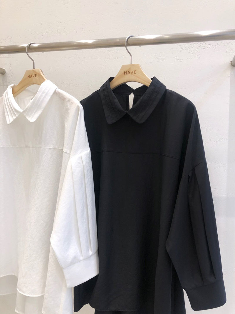 HAVE - Korean Women Fashion - #Kfashion - Soul Pintuck Collar Blouse - 6