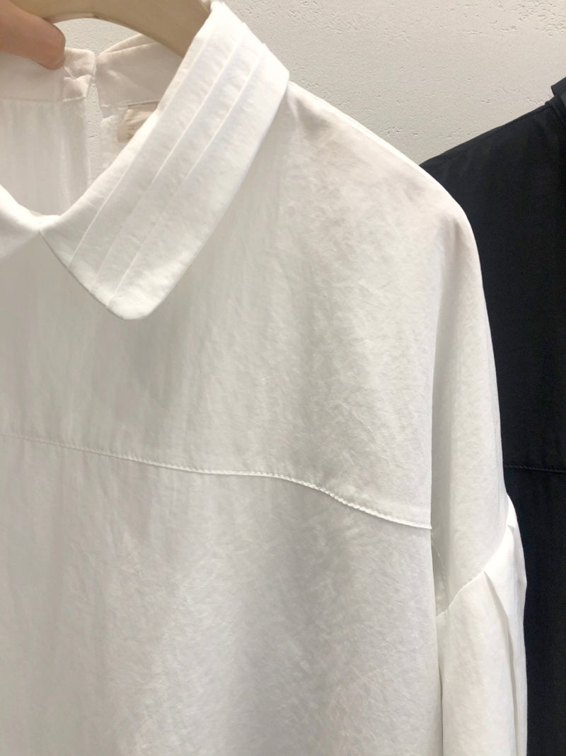HAVE - Korean Women Fashion - #Kfashion - Soul Pintuck Collar Blouse - 7