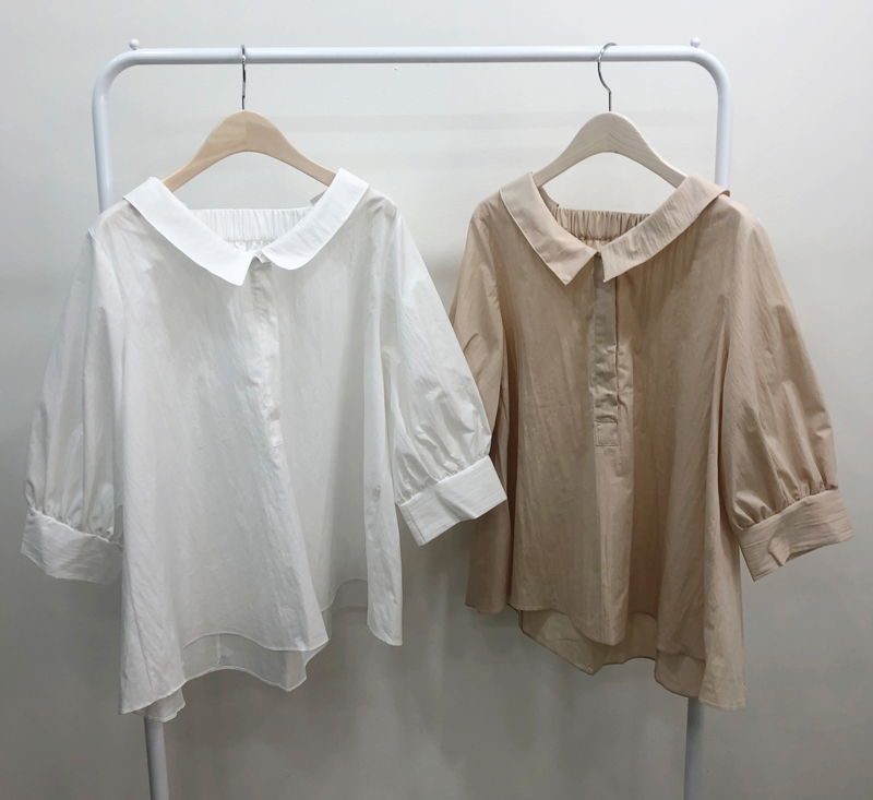 HAVE - Korean Women Fashion - #Kfashion - Della Shirring Blouse - 3