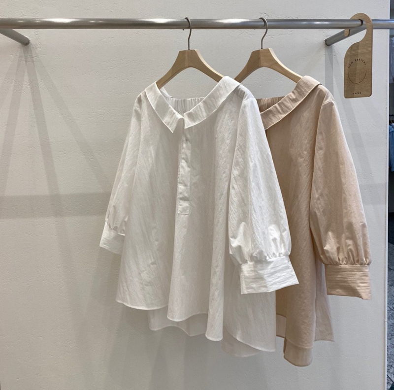 HAVE - Korean Women Fashion - #Kfashion - Della Shirring Blouse - 5
