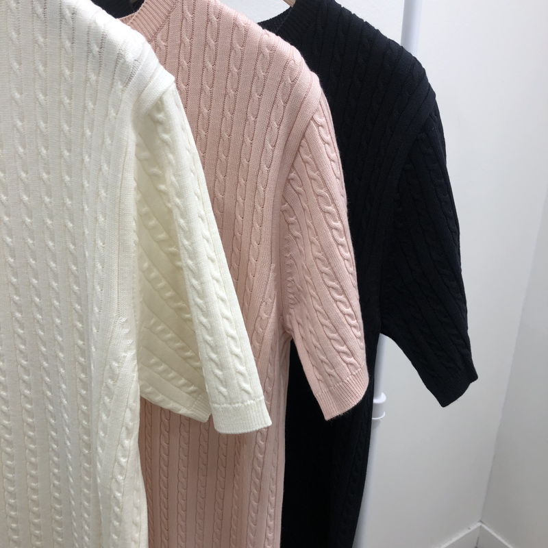 HAVE - Korean Women Fashion - #Kfashion - Cable Knit One-piece - 4