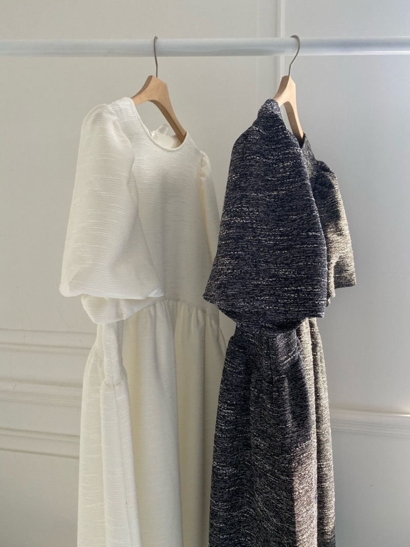 HAVE - Korean Women Fashion - #Kfashion - Basen Tweed One-piece