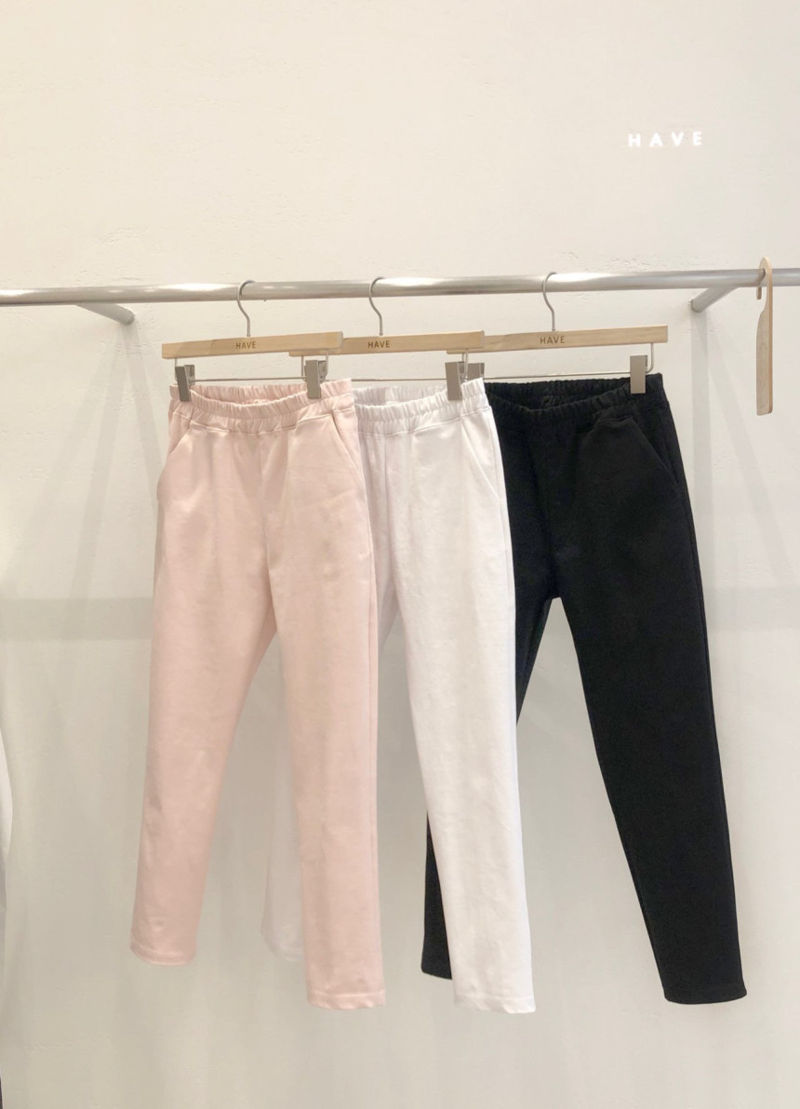 HAVE - Korean Women Fashion - #Kfashion - Cotton Easy Leggings Pants - 2