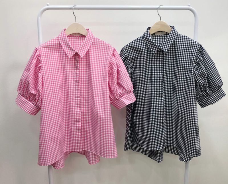 HAVE - Korean Women Fashion - #Kfashion - Venice Check Shirt