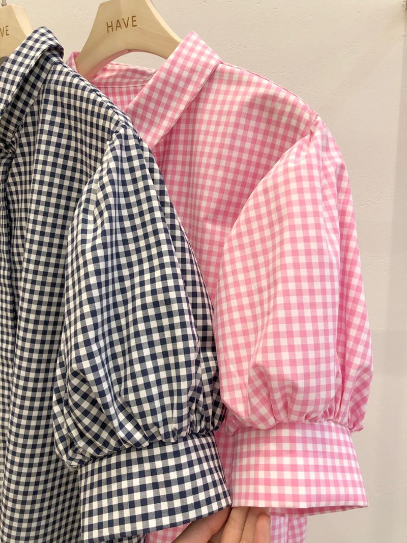 HAVE - Korean Women Fashion - #Kfashion - Venice Check Shirt - 2