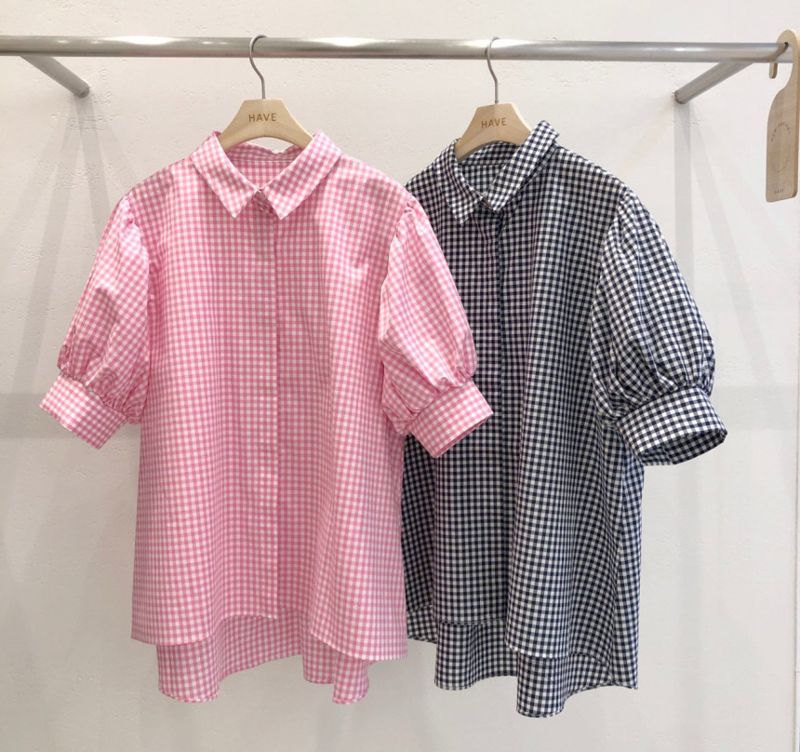HAVE - Korean Women Fashion - #Kfashion - Venice Check Shirt - 3