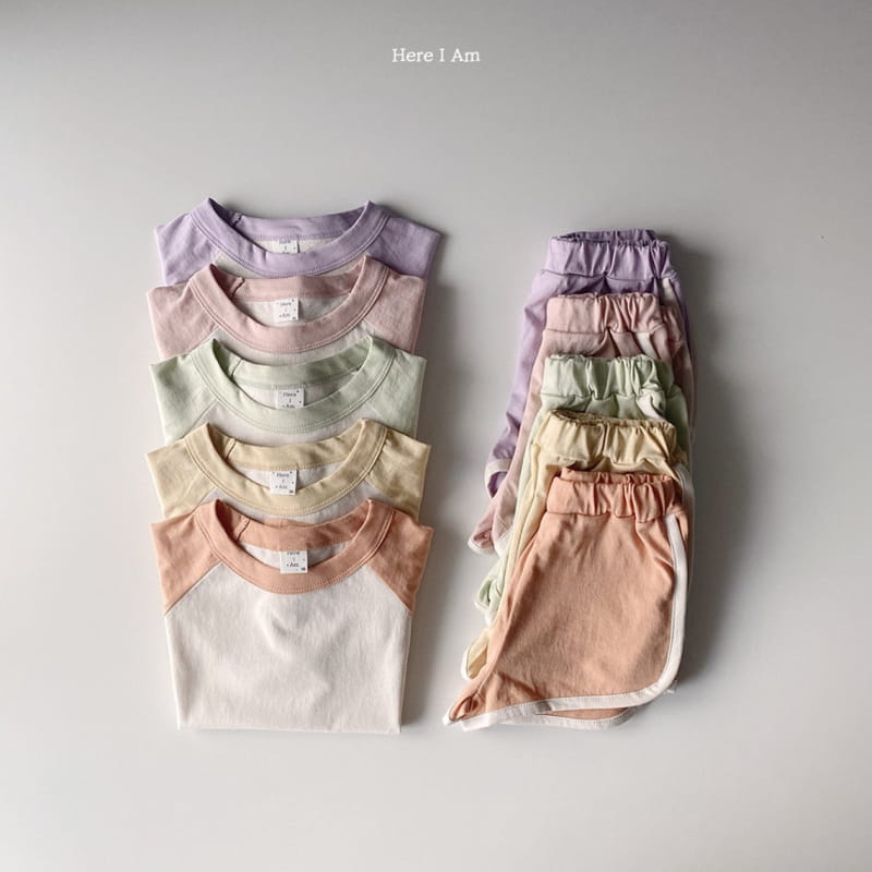 HERE I AM - Korean Children Fashion - #Kfashion4kids - New Everyday Top Bottom Set - 3