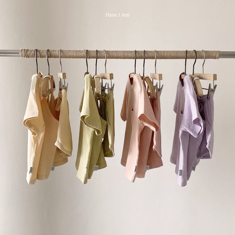 HERE I AM - Korean Children Fashion - #Kfashion4kids - 3 Way Top Bottom Set
